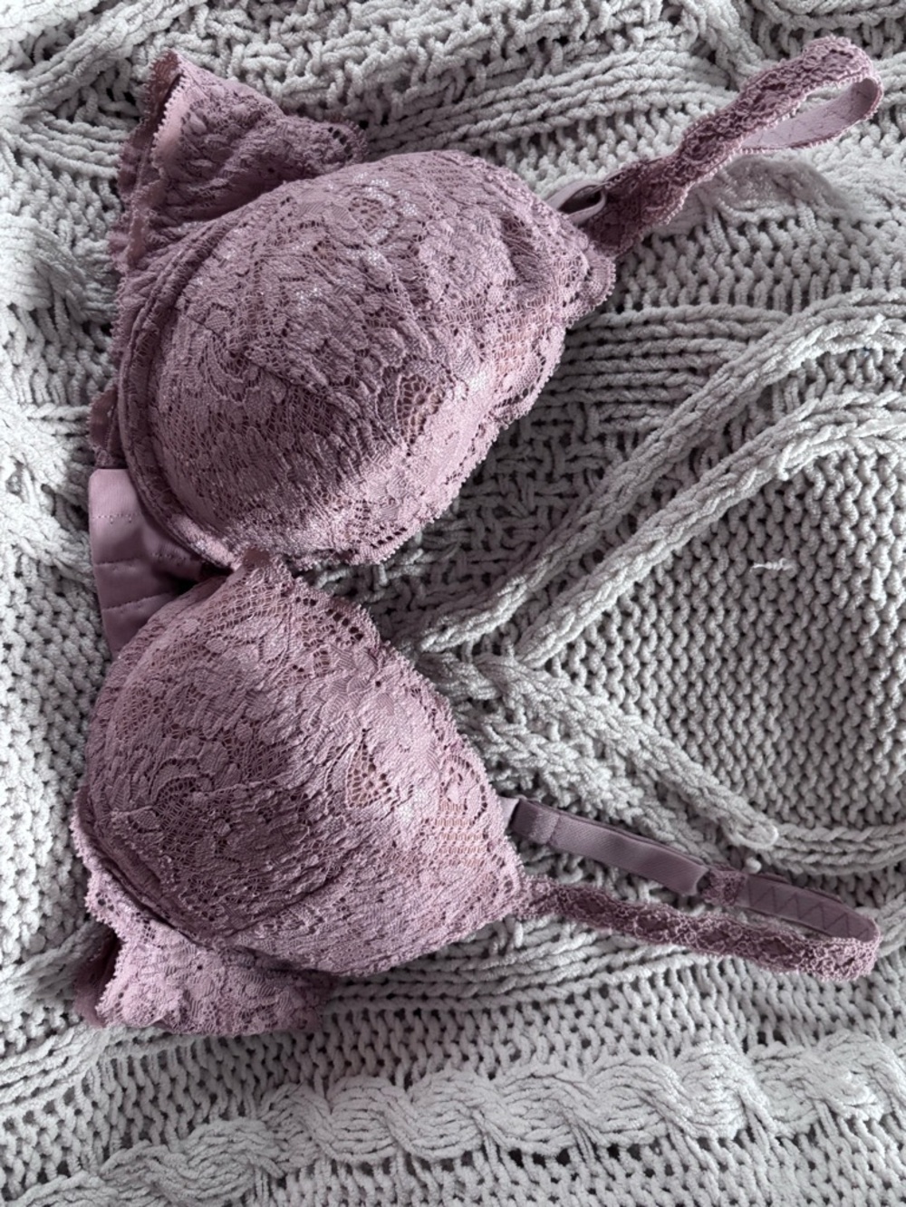 Cosabella Mauve Lace Push-Up Bra
